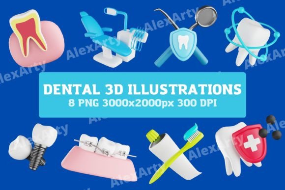 Dental 3D Illustrations: A Visual Toolkit for Modern Practices