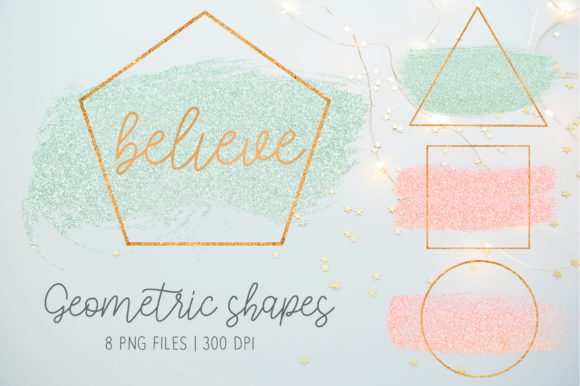Elevate Your Visuals: The Versatility of Pink and Green Geometric Shapes