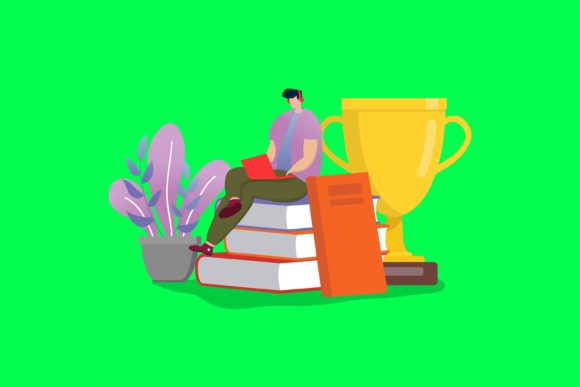 Flat Illustration Listening Music: Visuals That Resonate