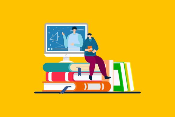 Flat Illustration Online Studying: Your Visual Shortcut to Modern Education