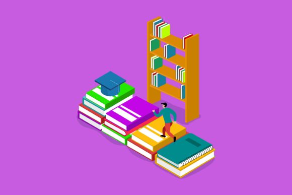 Flat Illustration Step to Success: A Designer's Guide