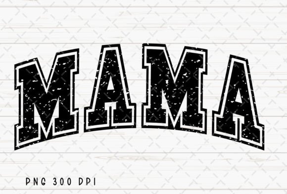 Mama Retro Arched Mom Mother's Day PNG for Creative Projects
