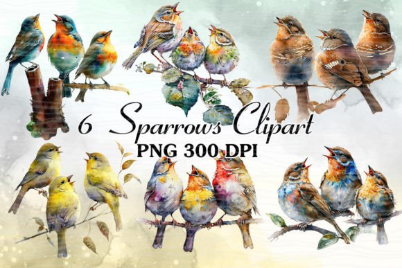 Sparrow Watercolor Clipart: Unlocking Creative Possibilities