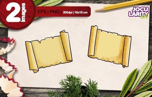 Unlock Creative Potential with Vintage Scroll Cartoon Vectors