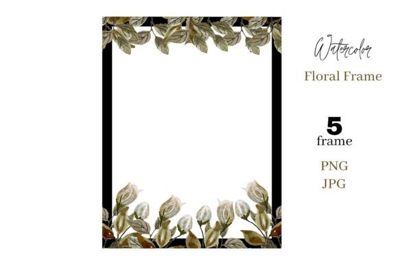 Watercolor Floral Frame Clipart: A Designer's Guide to Elegant Design Assets